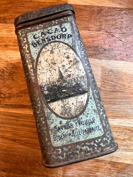 Boite métallique vintage Cacao Bensdorp - Amsterdam