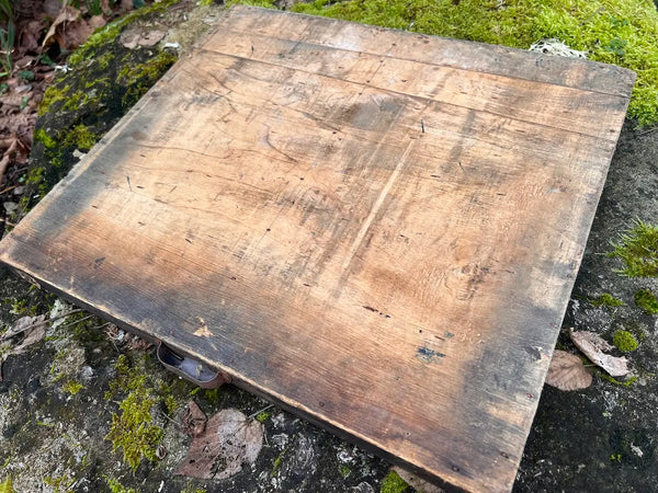 Casier / tiroir d'imprimeur ancien en bois 50x45cm