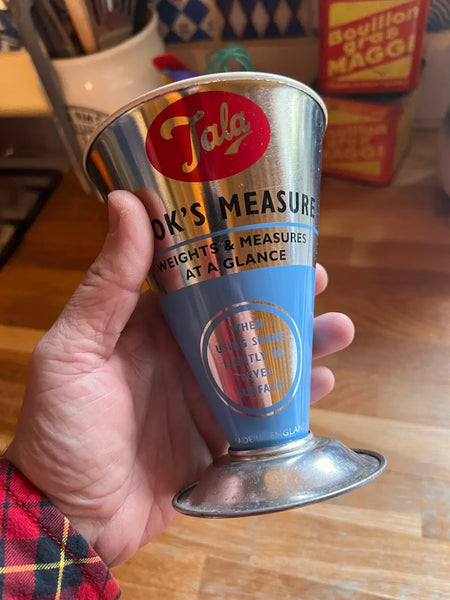 Doseur / verre mesureur de cuisine Tala en métal peint - Made in England