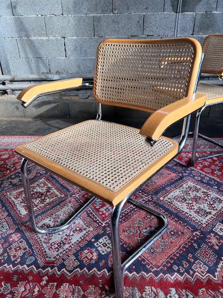 Fauteuil Cesca B64 hêtre nature par Marcel Breuer - Janvier 2000