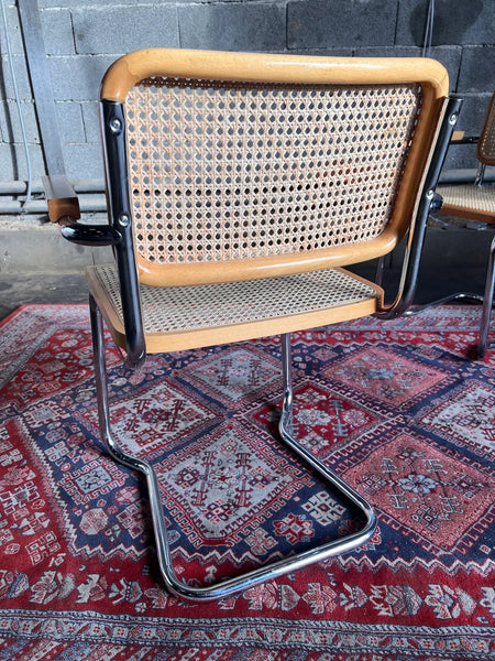 Fauteuil Cesca B64 hêtre nature par Marcel Breuer - Janvier 2000