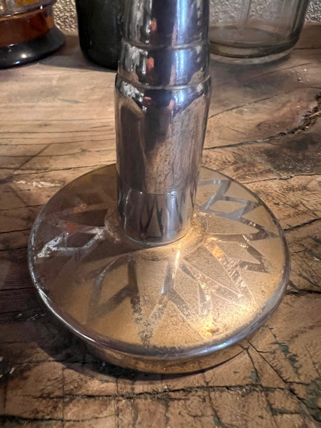 Porte-cigarettes vintage Globe terrestre en laiton - Années 50/60
