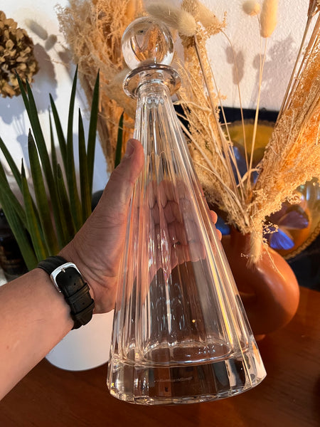 Carafe vintage en cristal Paloma Picasso pour Villeroy & Boch