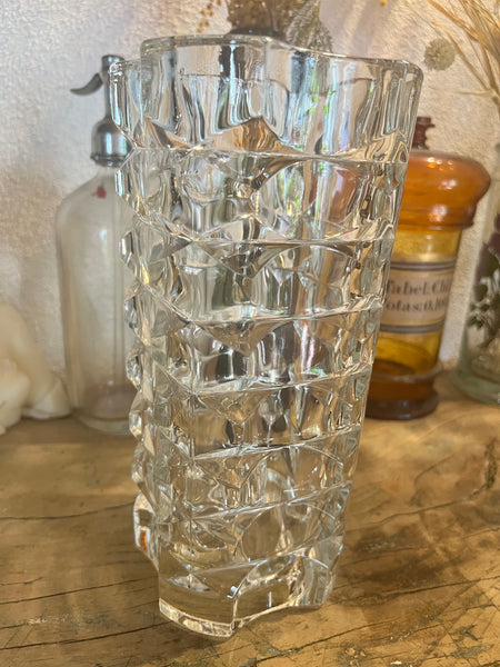 Vase vintage Windsor par JG Durand pour Luminarc - Années 70