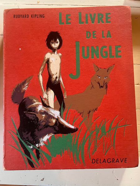 Le livre de la jungle de Rudyard Kipling - Librairie Delagrave - 1957