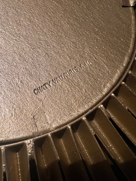 Miroir soleil vintage Chaty Vallauris 70cm dit Oeil de sorcière - Années 50/60