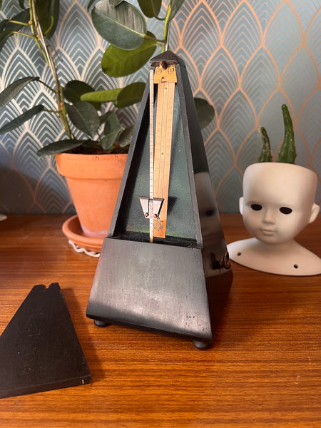Métronome Maëlzel ancien en bois noir - Paris - XIX/XXième siècle