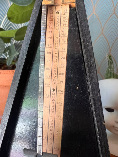 Métronome Maëlzel ancien en bois noir - Paris - XIX/XXième siècle