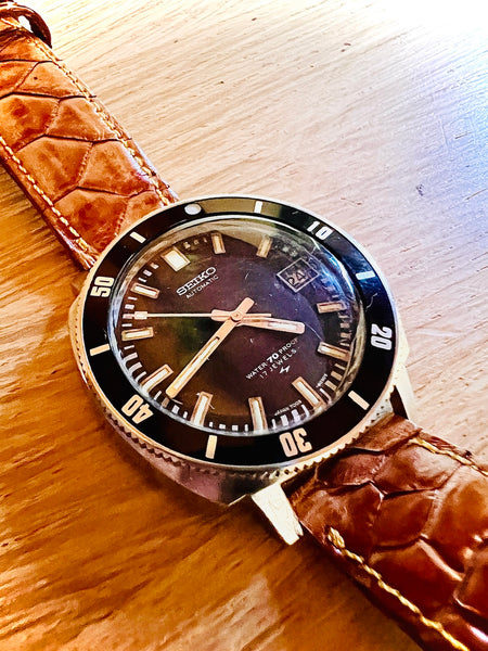 Montre Seiko vintage 7005-8050 dite Poor Man 62mas - Japon 1969