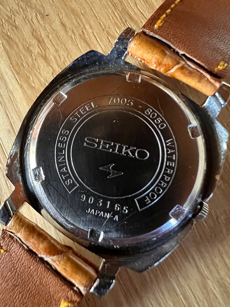 Montre Seiko vintage 7005-8050 dite Poor Man 62mas - Japon 1969
