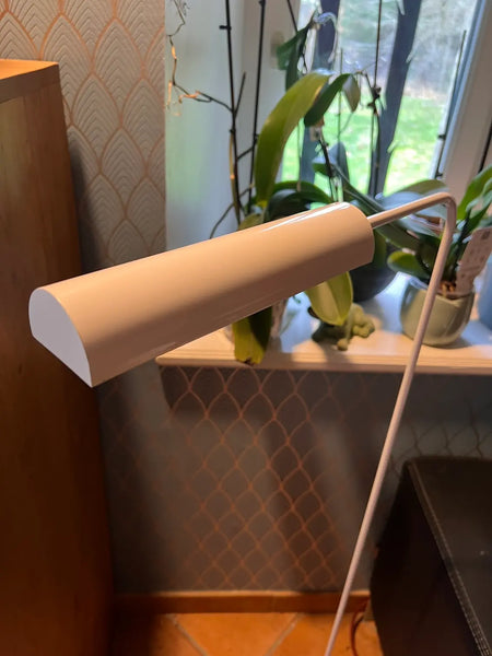 Lampadaire / liseuse vintage Kema Keur blanc - Années 70/80