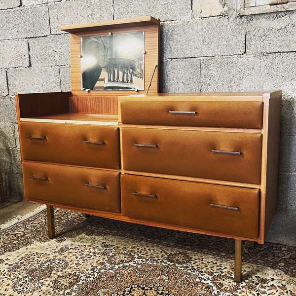 Coiffeuse / commode par Roger Landault au style moderniste - Années 50/60