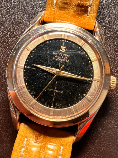 Universal Geneve Polerouter S20214-6 plaquage or rose