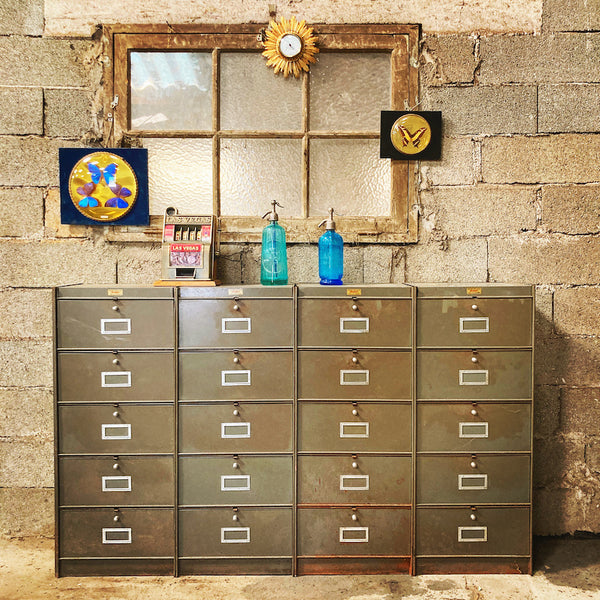 Grand meuble customisé Ronéo avec tablette acacia