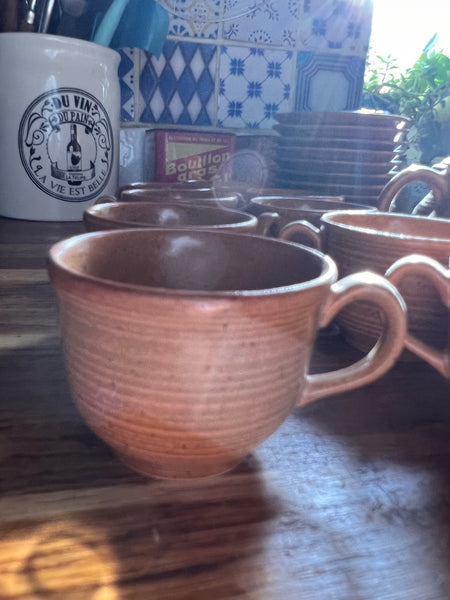 Le Sélectionneur - Brocante - Service à café vintage 23 pièces en grès