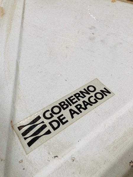 Panneau de signalisation vintage Neige / flocon espagnol - 1994/1995