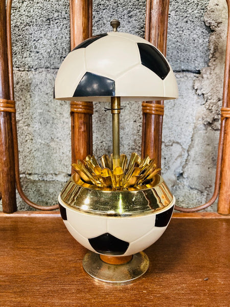 Porte-cigarettes vintage en forme de ballon de football - Années 70
