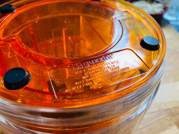 Balance de cuisine vintage Guzzini orange - Années 90