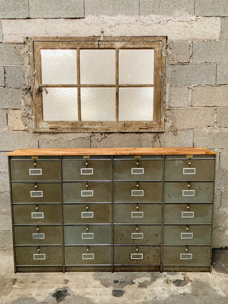 Grand meuble customisé Ronéo avec tablette acacia
