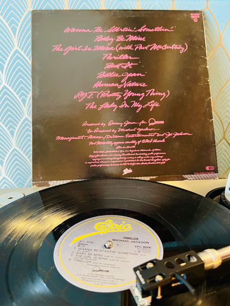 Vinyle 33 tours Michael Jackson "Thriller" - 1982