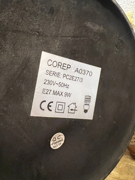 Lampe de bureau vintage en métal COREP