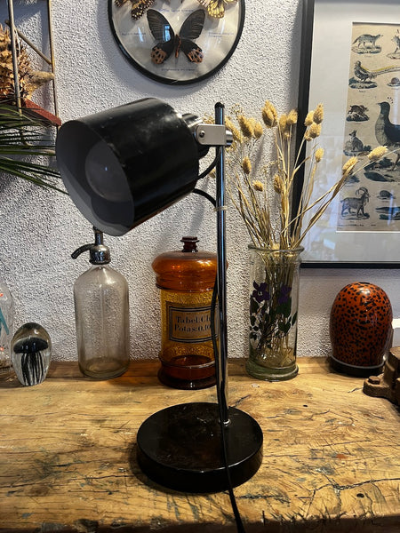 Lampe de bureau vintage en métal COREP