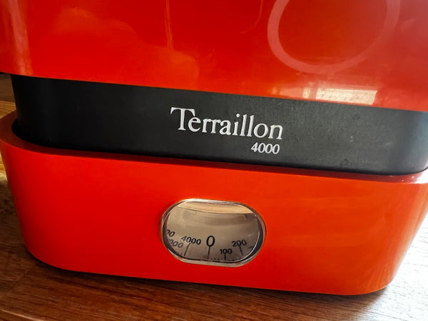 Balance de cuisine vintage complète Terraillon 4000 orange