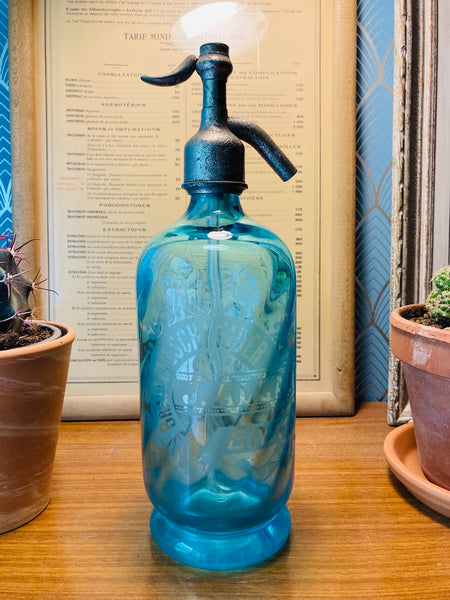 Siphon à eau de Seltz Brasserie Schneider Brive - Années 30/40