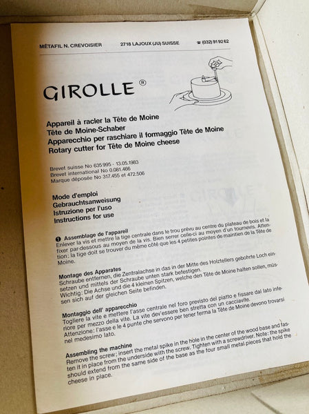 Girolle à tête de moine vintage Métafil - boite complète