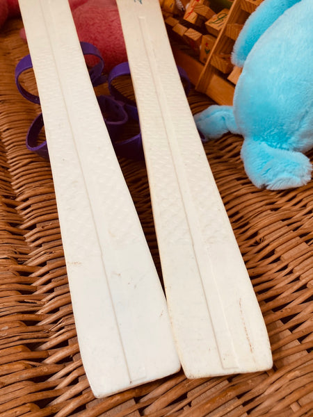 Paire de skis d'enfant Dino vintages Gaspo