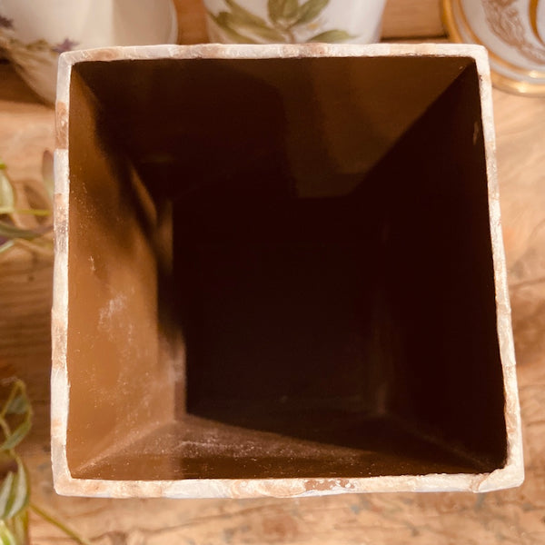 Vase vintage en nacre