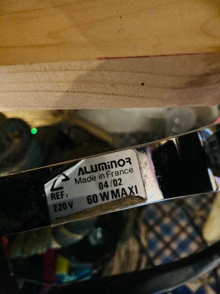 Lampe vintage Aluminor - Made en France
