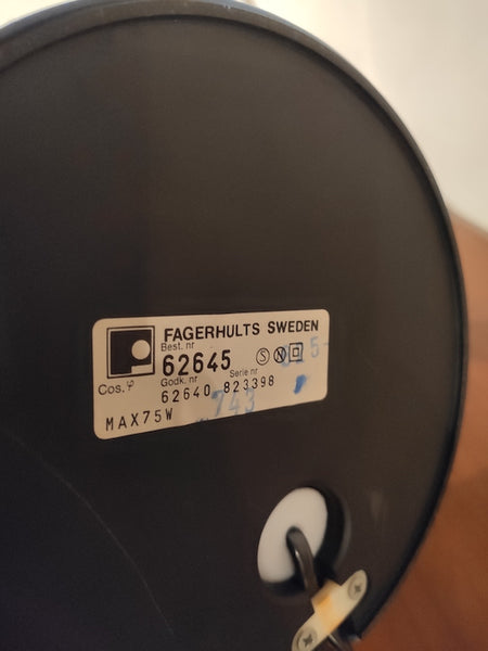 Lampe vintage cobra par Fagerhults en Suède, des années 70 - Le Sélectionneur - Brocante en ligne