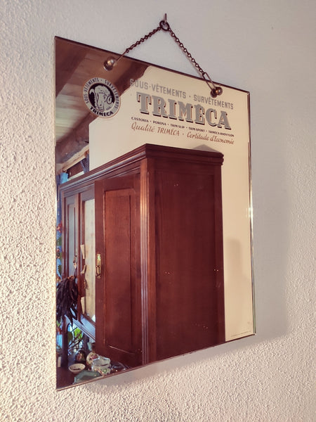 Miroir publicitaire vintage TRIMECA - Le Sélectionneur - Brocante en ligne