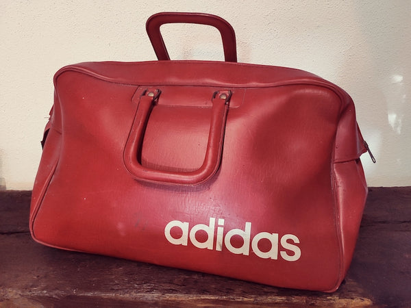 Sac de sport ou de week-end vintage ADIDAS - Années 70 - Le Sélectionneur - Brocante en ligne