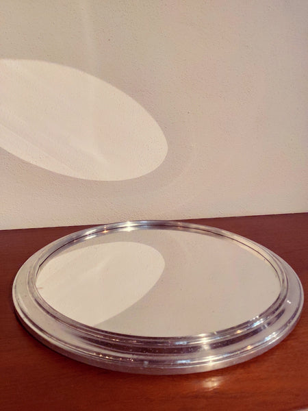 Ancien miroir rond de table à poser - Le Sélectionneur - Brocante en ligne