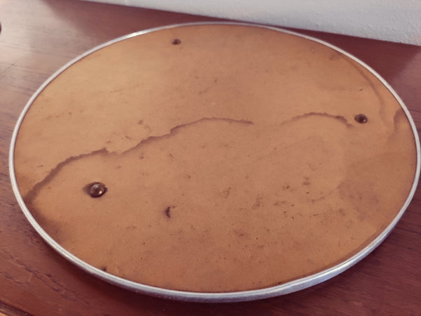Ancien miroir rond de table à poser - Le Sélectionneur - Brocante en ligne