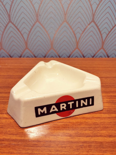 Cendrier Martini de bistrot vintage - Faïencerie de Badonviller - Années 50/60 - Le Sélectionneur - Brocante en ligne