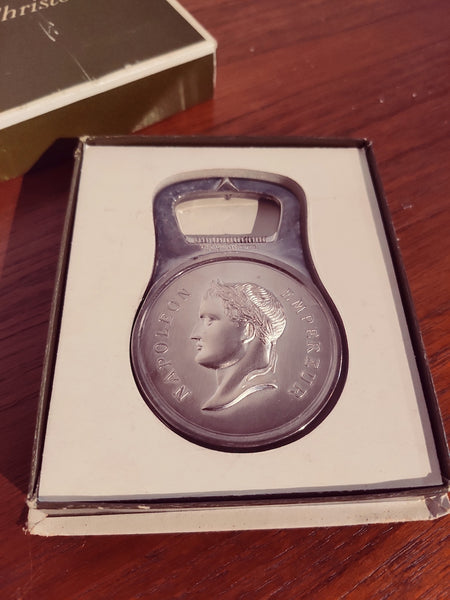Décapsuleur ancien en métal argenté Napoléon Christofle - Le Sélectionneur - Brocante en ligne