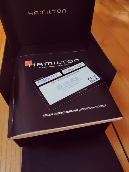 Montre Hamilton Jazzmaster Thinline Chrono H386120 Quartz - Le Sélectionneur - Brocante en ligne