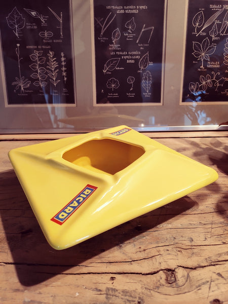Cendrier RICARD vintage carré en céramique