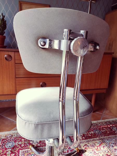 Chaise de bureau industrielle / d'administration vintage - Années 60