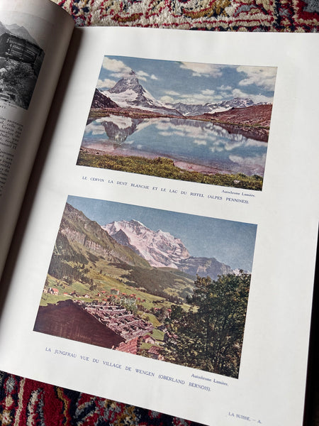 La Suisse illustrés par A. Dauzat - Librairie Larousse - Début 1900