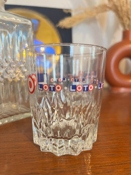 Service à whisky vintage Loto par Luminarc - Service Diamant - Années 80