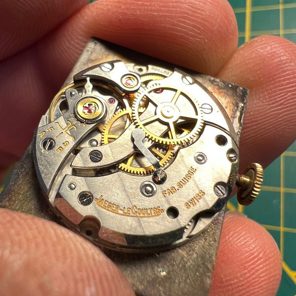 Montre Jaeger Lecoultre Art Déco en or 18k - Années 50/60