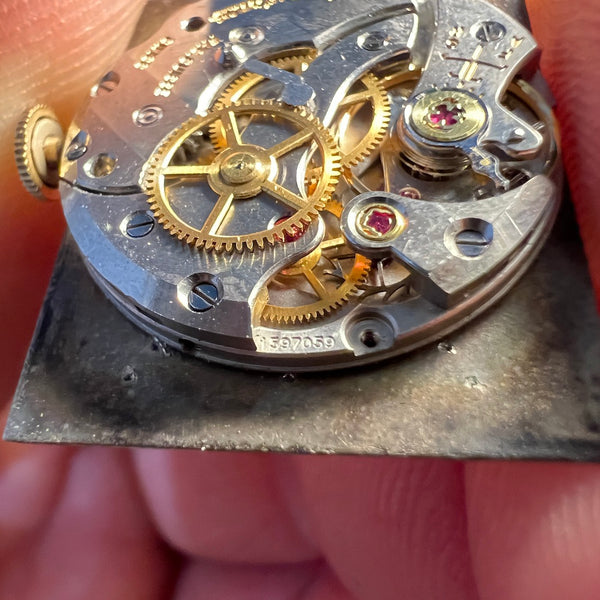 Montre Jaeger Lecoultre Art Déco en or 18k - Années 50/60