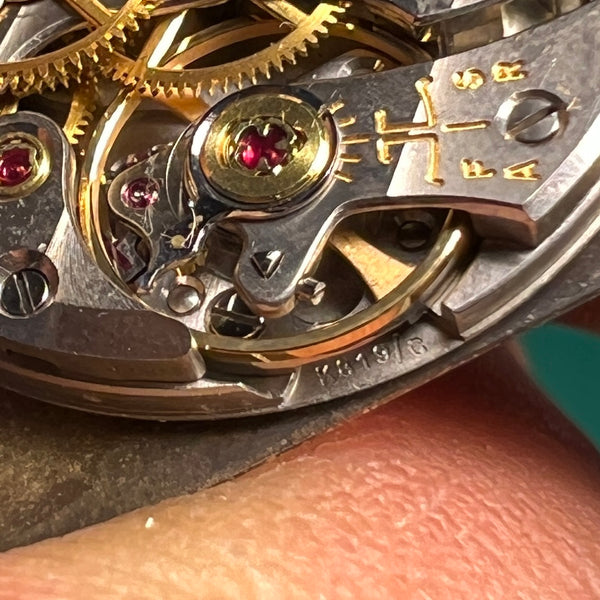 Montre Jaeger Lecoultre Art Déco en or 18k - Années 50/60