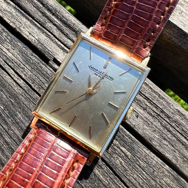 Montre Jaeger Lecoultre Art Déco en or 18k - Années 50/60