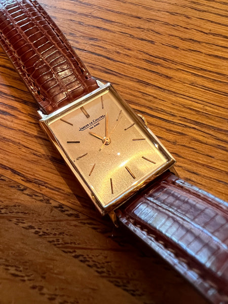 Montre Jaeger Lecoultre Art Déco en or 18k - Années 50/60