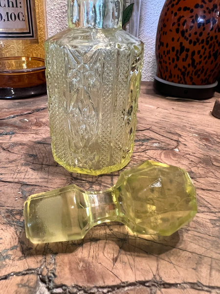 Flacon à parfum vintage en Ouraline 19cm